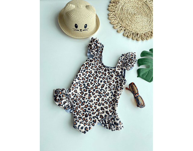 Traje de baño animal print 