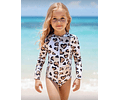 Traje de baño animal print 