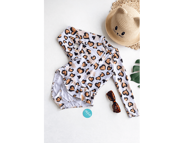 Traje de baño animal print 