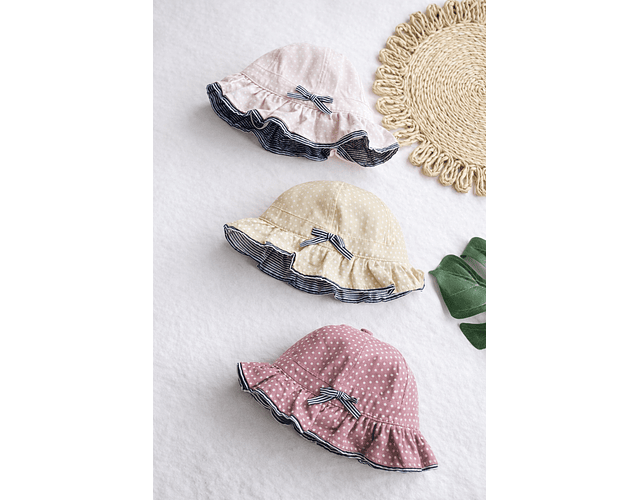 Sombreros niña pompom