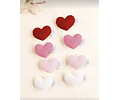Pack corazones velcro 