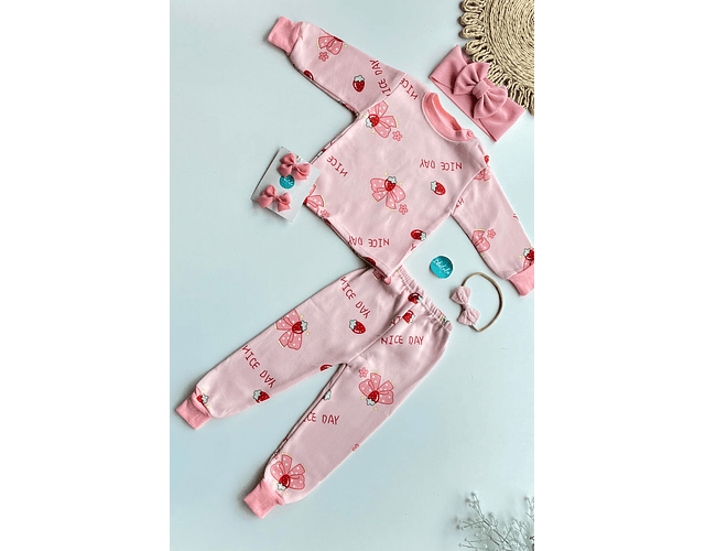 Pijamas niña térmicas micropolar 1 a 8 años 