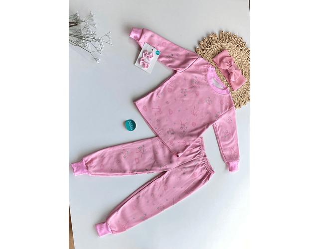 Pijamas niña térmicas micropolar 1 a 8 años 