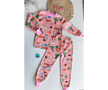 Pijamas niña térmicas micropolar 1 a 8 años 