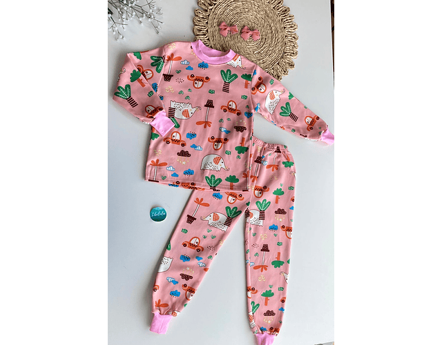 Pijamas niña térmicas micropolar 1 a 8 años 