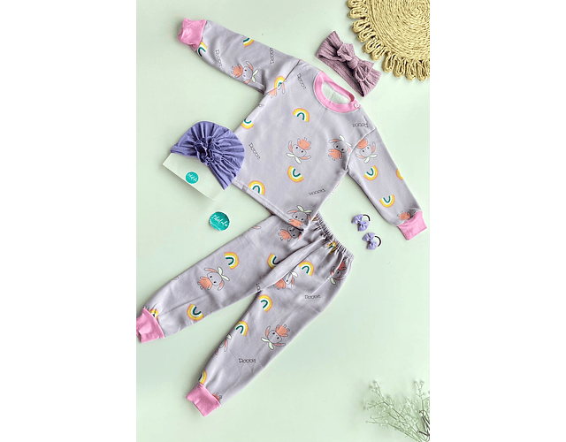 Pijamas niña térmicas micropolar 1 a 8 años 