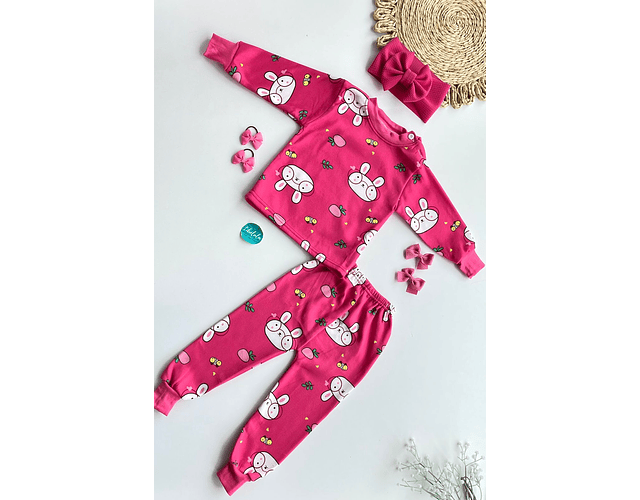 Pijamas niña térmicas micropolar 1 a 8 años 