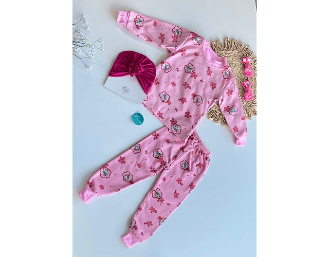 Pijamas niña térmicas micropolar 1 a 8 años 