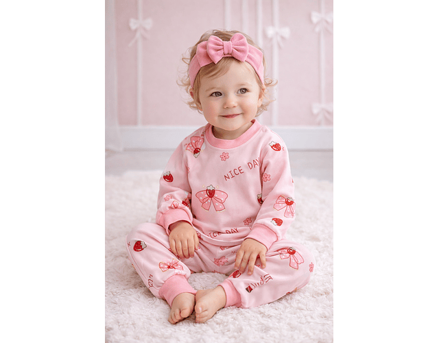 Pijamas niña térmicas micropolar 1 a 8 años 