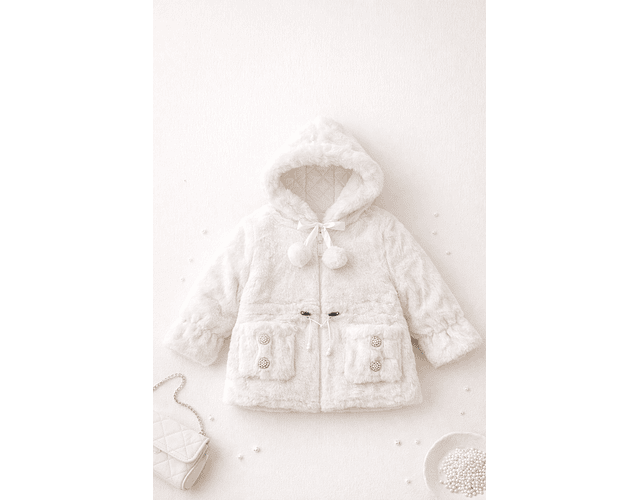 Abrigo térmico de piel osito 