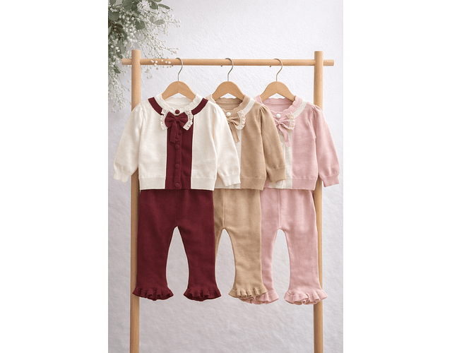 Set tejido lanilla hipoalergenica 