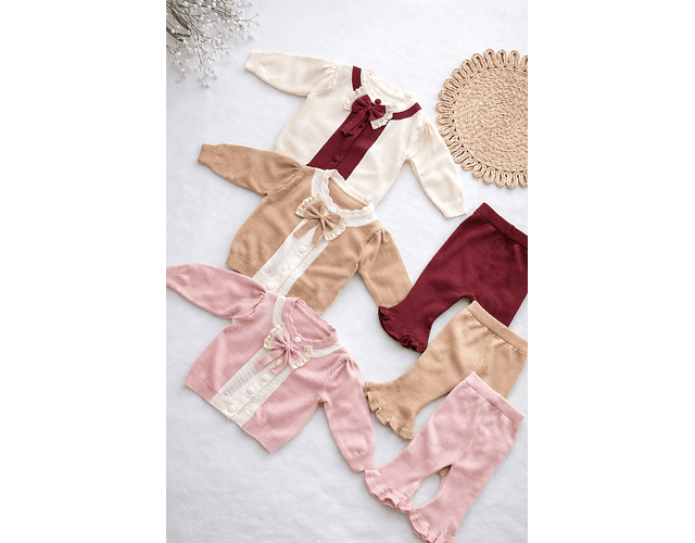 Set tejido lanilla hipoalergenica 