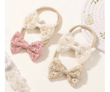 Diadema encaje bebé 