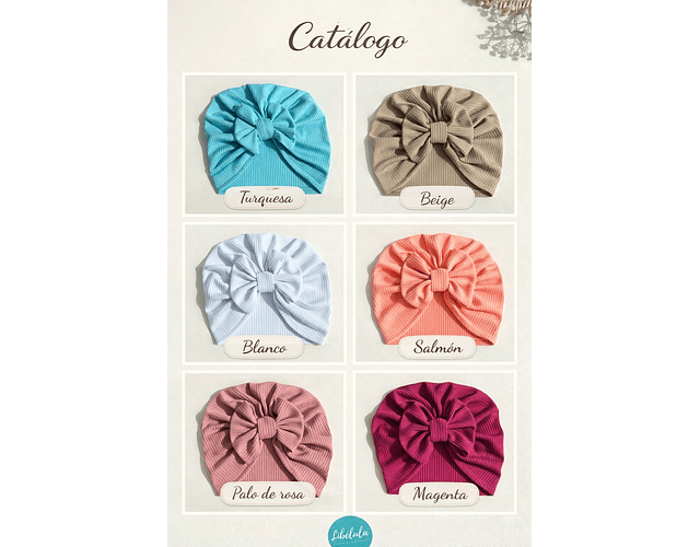 Box turbantes sienna algodon