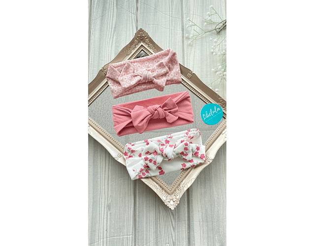 Set diademas ashley flores 