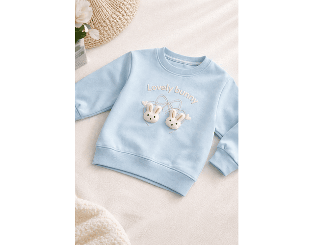 Poleron algodón conejito 