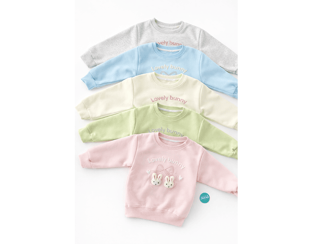 Poleron algodón conejito 