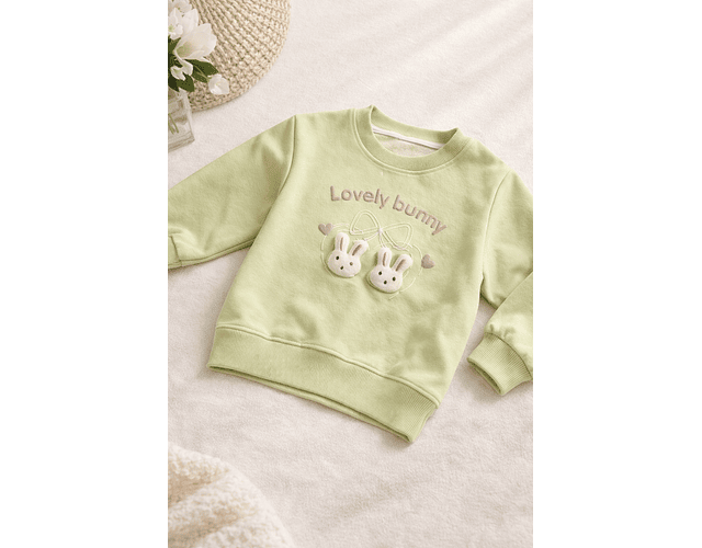 Poleron algodón conejito 