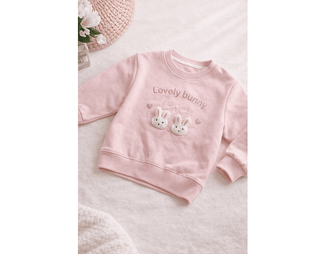 Poleron algodón conejito 