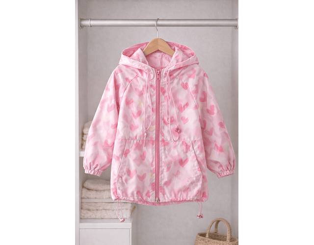 Parka cortaviento impermeable 