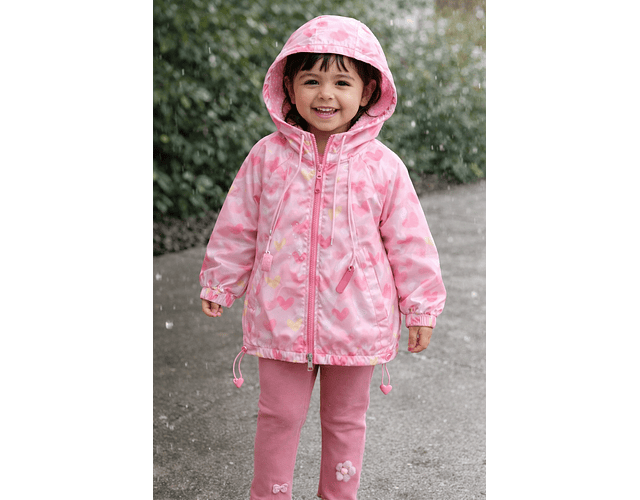 Parka cortaviento impermeable 