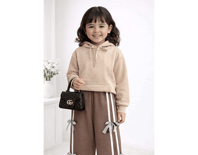 Pantalón térmico coquette palazzo