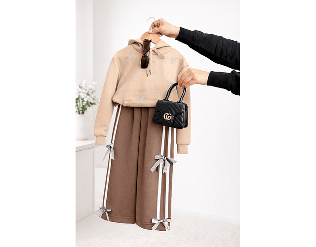 Pantalón térmico coquette palazzo