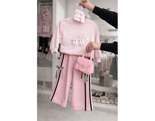 Pantalón térmico coquette palazzo