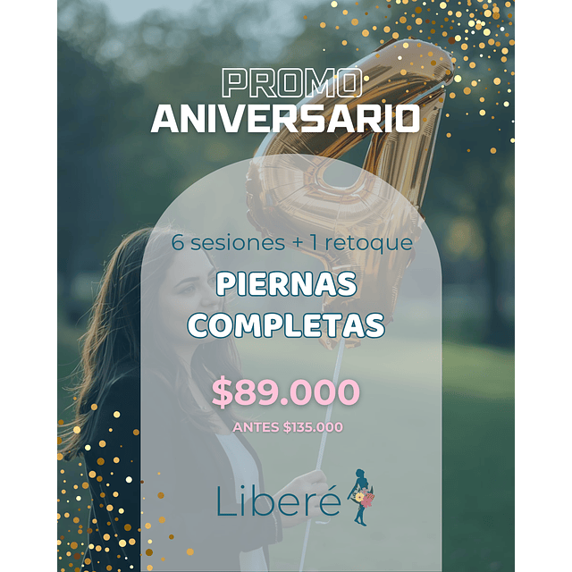 PROMO ANIVERSARIO + RETOQUE DE REGALO - PIERNAS 🎁💕