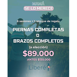 MAMA SE LO MERECE - PIERNAS o BRAZOS🌷 con retoque de regalo