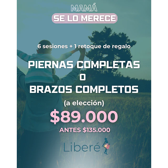 MAMA SE LO MERECE - PIERNAS o BRAZOS🌷 con retoque de regalo