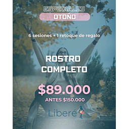 ESPECIALES OTOÑO 🍁 - ROSTRO + retoque de regalo 