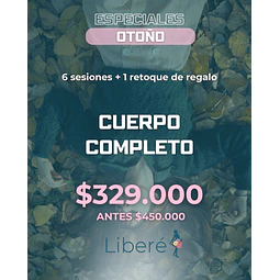 ESPECIALES OTOÑO 🍁 - CUERPO COMPLETO + retoque de regalo 