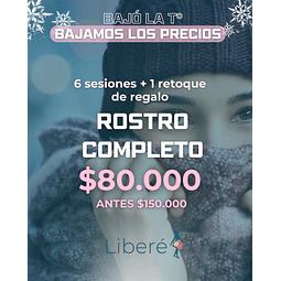 PROMO INVIERNO ❄️🥶 - ROSTRO COMPLETO + RETOQUE DE REGALO 🎁 