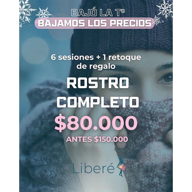 PROMO INVIERNO ❄️🥶 - ROSTRO COMPLETO + RETOQUE DE REGALO 🎁 