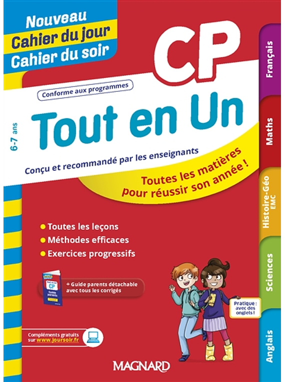 Tout en un - CP - 6/7 ans : Toutes les matières