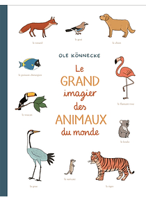 Le grand imagier des animaux du monde, de Ole Könnecke