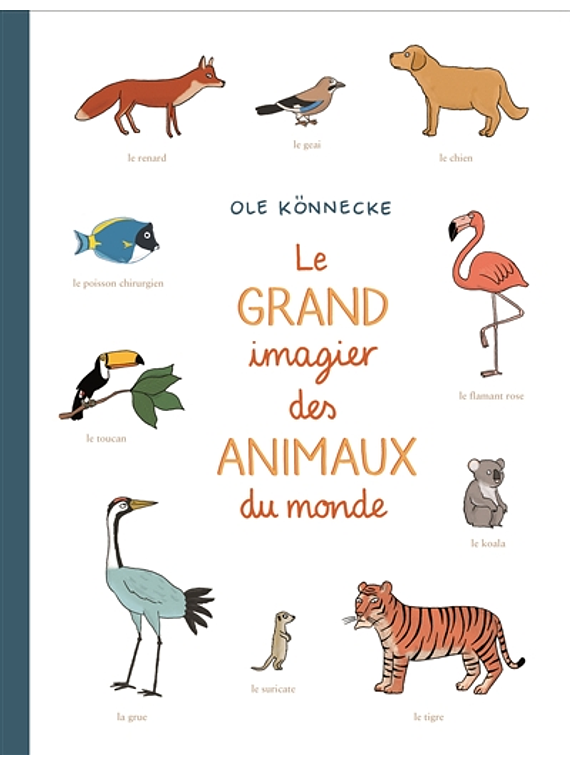 Le grand imagier des animaux du monde, de Ole Könnecke