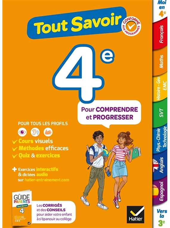 Tout savoir - 4e - 13/14 ans : Toutes les matières