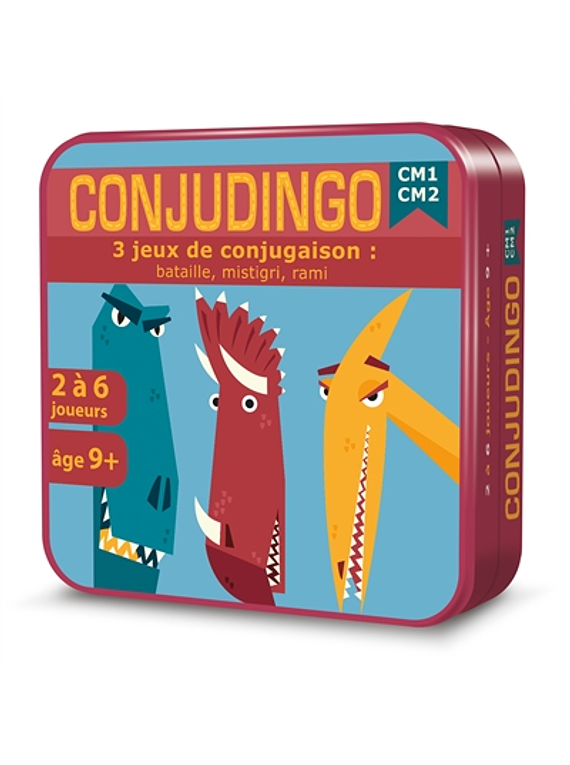 Conjudingo, CM1 CM2 : 3 jeux de conjugaison