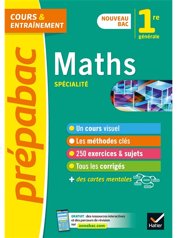 Prépabac - Maths spécialité 1re générale - Nouveau bac