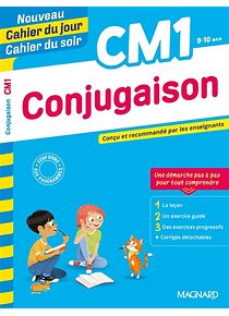 Cahier du jour Cahier du soir - CM1 - 9/10 ans : Conjugaison