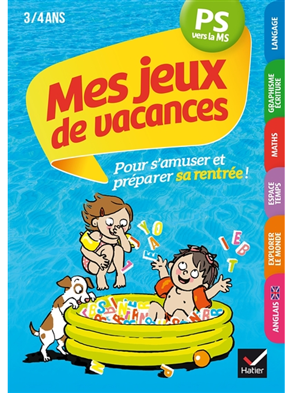 Mes jeux de vacances - PS vers la MS - 3/4 ans