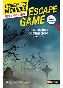 L'énigme des vacances : Dans les allées du cimetière : de la 4e à la 3e, de Sophie Adriansen