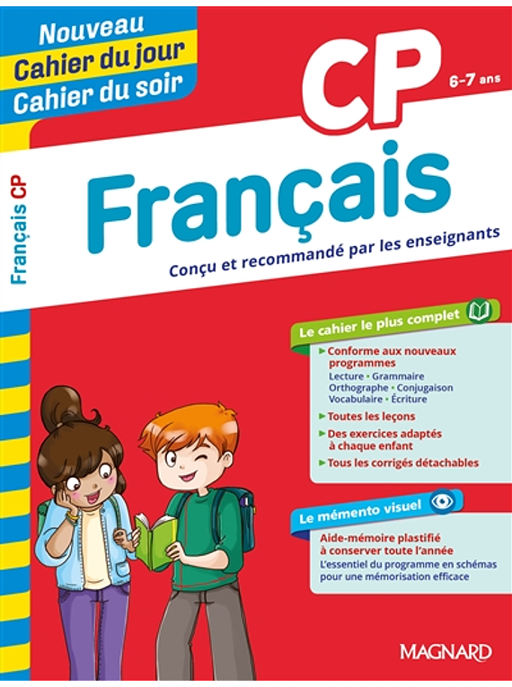 Cahier du jour Cahier du soir - CP - 6/7 ans : Français