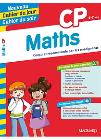 Cahier du jour Cahier du soir - CP - 6/7 ans : Maths