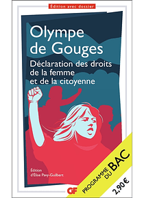 Déclaration des droits de la femme et de la citoyenne, de Olympe de Gouges