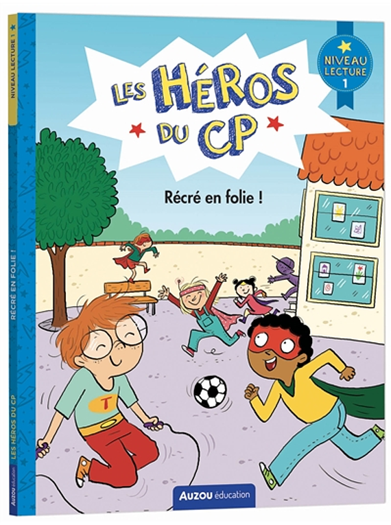 Les héros du CP - Récré en folie ! , de Marie-Désirée Martins et Joëlle Dreidemy