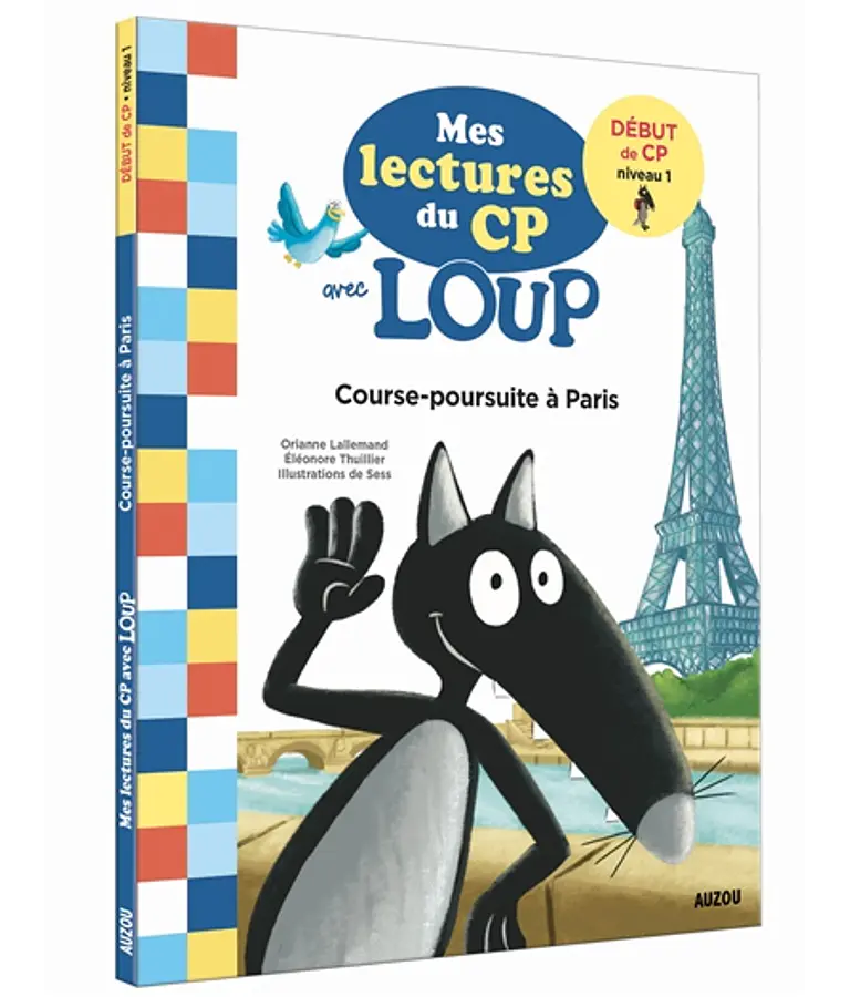 Mes lectures du CP avec Loup - Course-poursuite à Paris, de Orianne Lallemand 