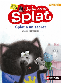 Je lis avec Splat - Splat a un secret, de J.E. Bright 